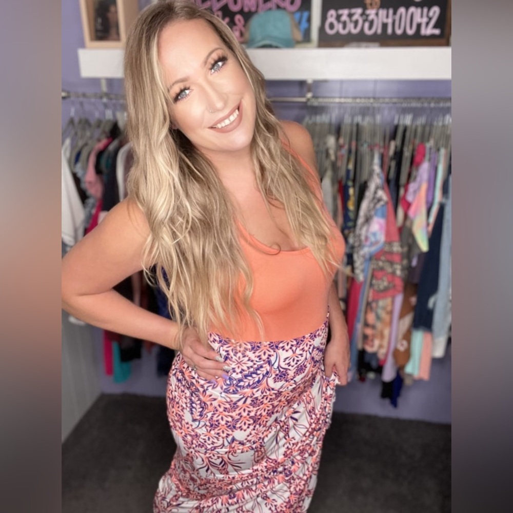 Keep It Bright Maxi Skirt small